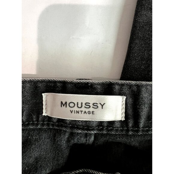 MOUSSY Vintage Lenwood Distressed Skinny Jeans in Black - Picture 5 of 6